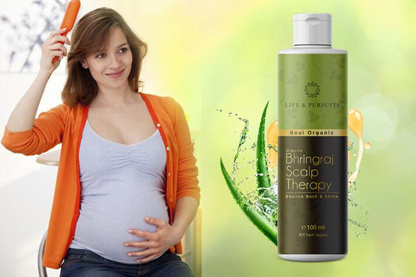5 REASONS WHY WOMEN EXPERIENCE HAIR FALL DURING PREGNANCY & THE REMEDIES