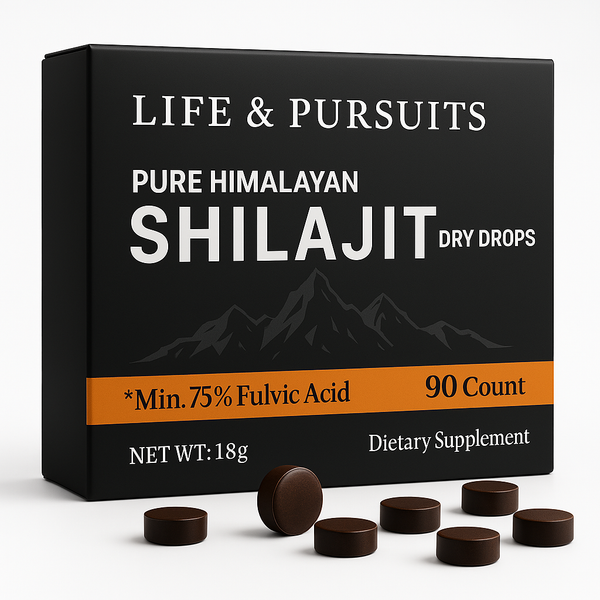 Pure Himalayan Shilajit Dry Drops 90 Counts