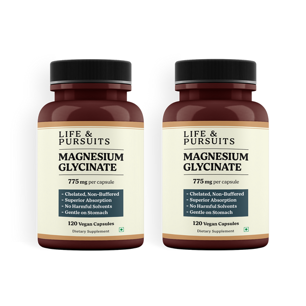 Pure Magnesium Glycinate 775 mg – 240 Vegan Capsules